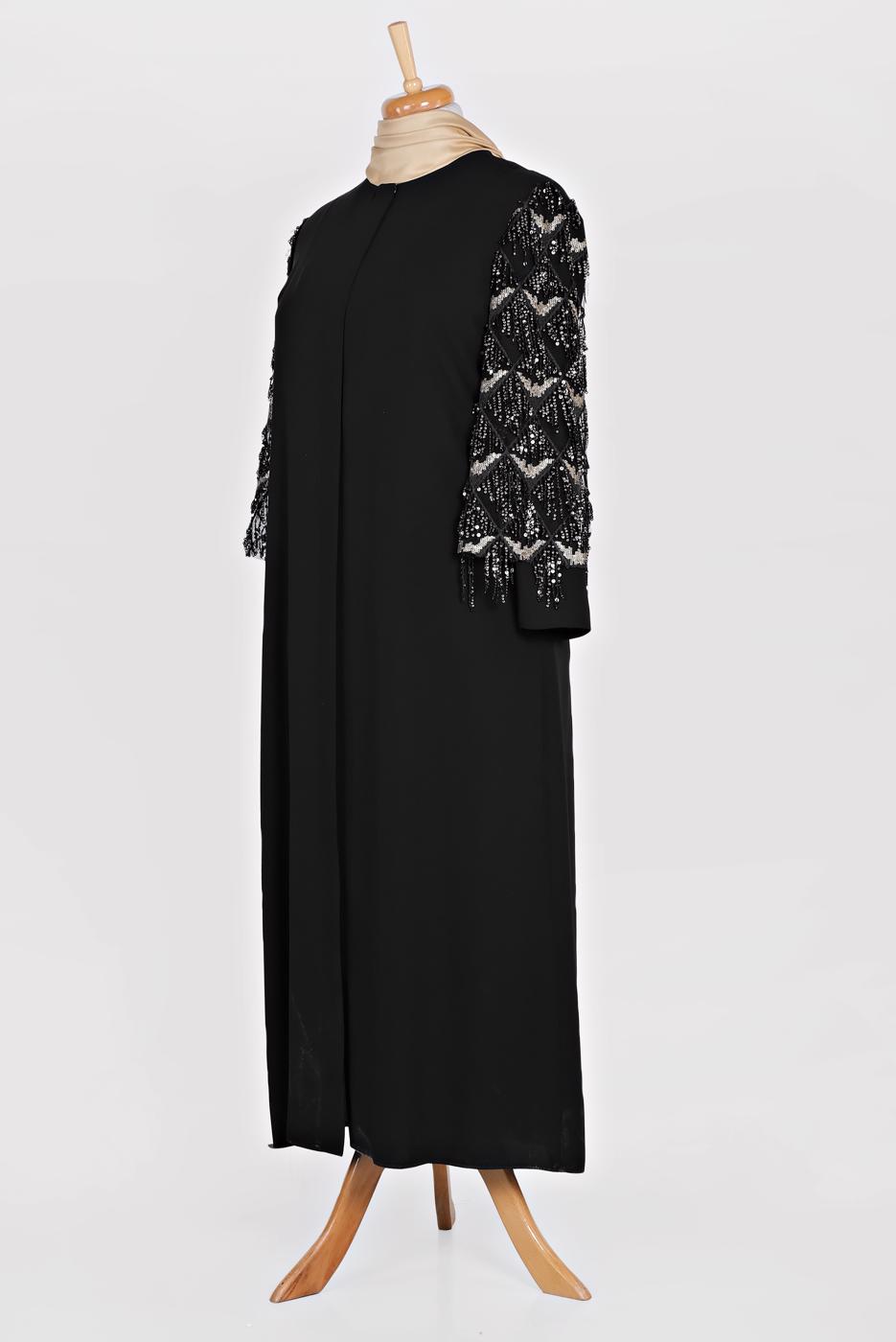 Vêtements hijab NOIR T 8299 Alvina New Alya Ferace