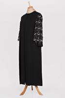 Vêtements hijab NOIR T 8299 Alvina New Alya Ferace