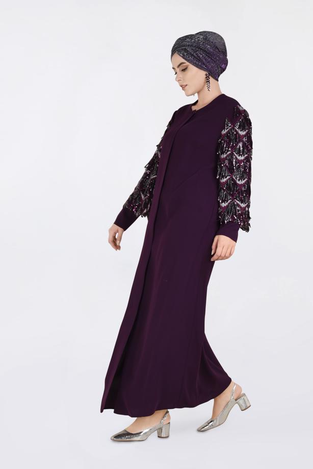 Hijab clothing PURPLE T 8299 Alvina New Alya Ferace - TRENDTESETTÜR
