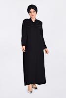 Hijab clothing BLACK T 1291 Alvina Enigma Pardesü