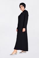 Hijab clothing BLACK T 1291 Alvina Enigma Pardesü