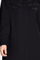 Tesettür giyim SİYAH GİZLİ DÜĞMELİ PARDESÜ 1291 