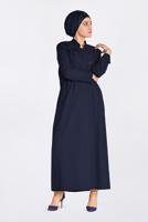 Hijab clothing NAVY BLUE T 1291 Alvina Enigma Pardesü