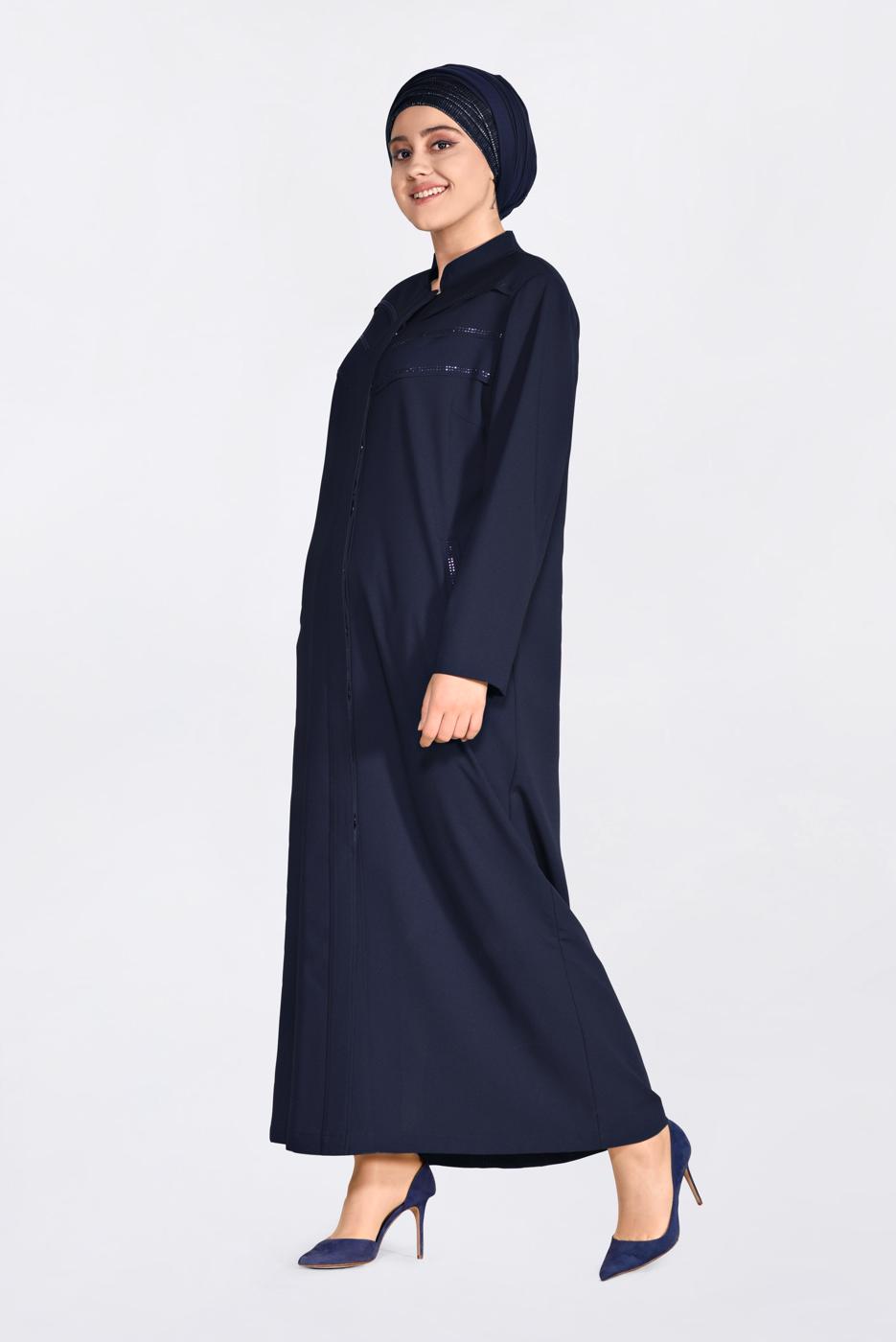 Hijab clothing NAVY BLUE T 1291 Alvina Enigma Pardesü