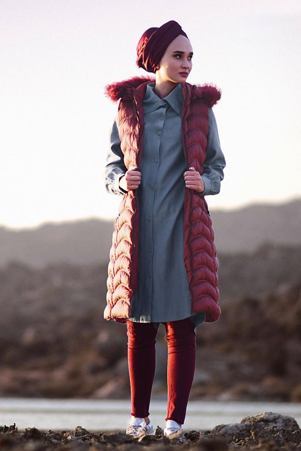 Tesettür giyim  Rahat Soğuk Günler - TRENDTESETTÜR