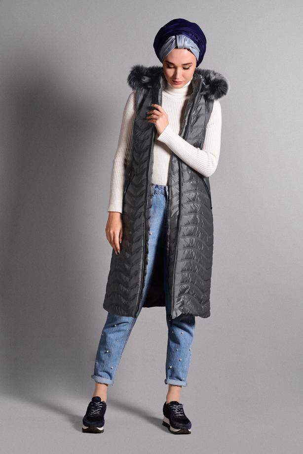 Vêtements hijab  QUILTED GILET 3502  - TRENDTESETTÜR