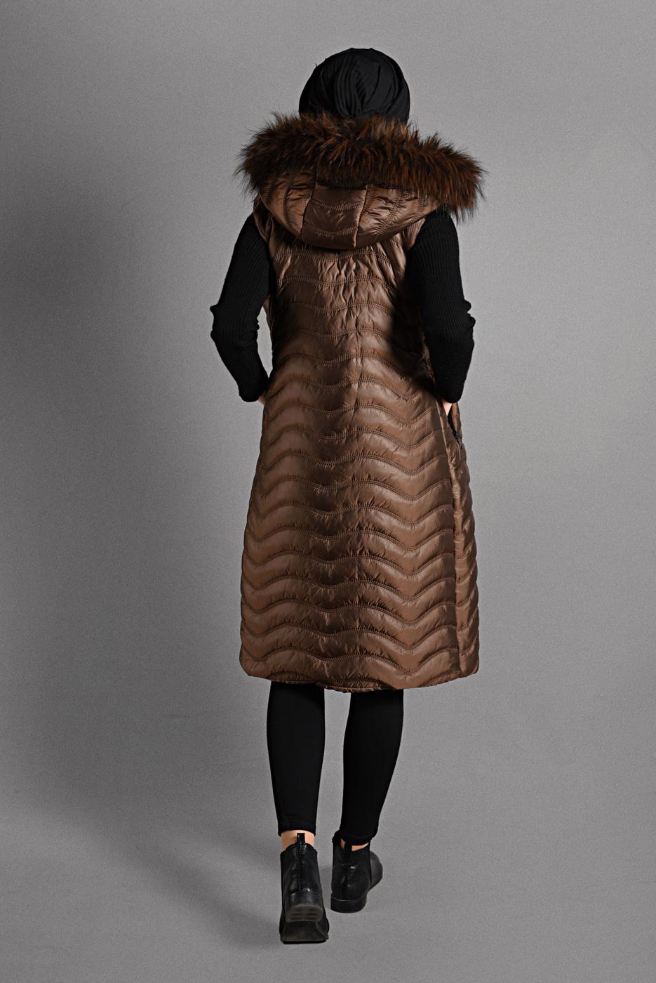 Hijab clothing TABA QUILTED GILET 3502 