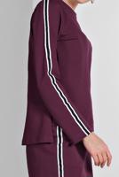 Tesettür giyim MOR ŞERİT DETAYLI ETEKLİ TAKIM T 94108