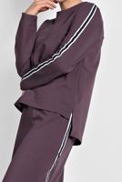 Tesettür giyim YEŞİL ŞERİT DETAYLI ETEKLİ TAKIM T 94108