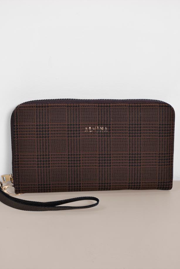 Vêtements hijab BRUN T 3641 ALVİNA CÜZDAN - TRENDTESETTÜR