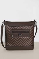 Tesettür giyim KAHVE T 6016 ALVİNA ÇANTA