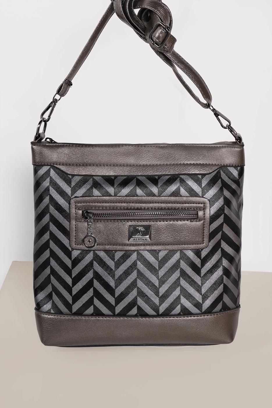 Tesettür giyim BEJ T 6016 ALVİNA ÇANTA