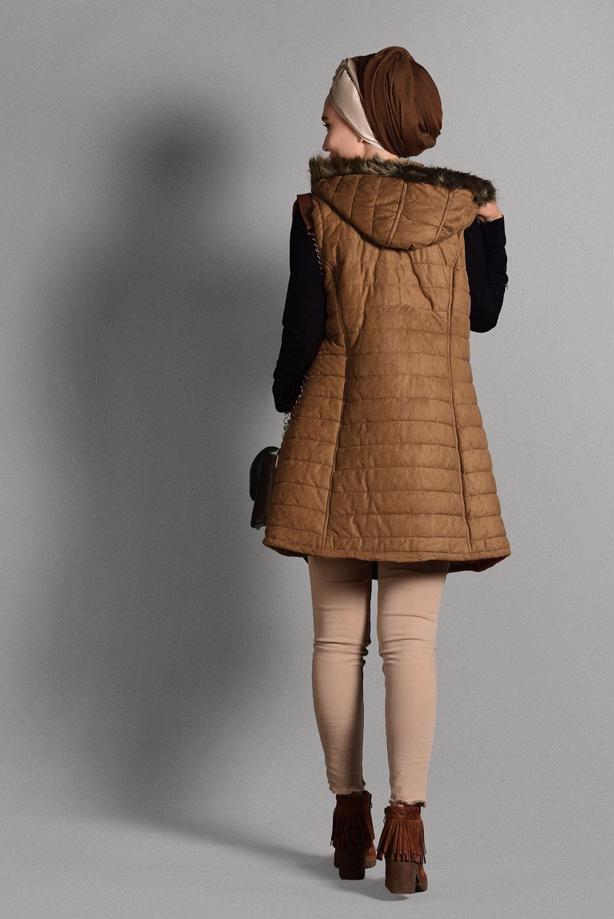 Vêtements hijab  HOODED GILET 7291  - TRENDTESETTÜR
