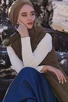 Vêtements hijab TABA DOUDOUNE À CAPUCHE 7291 