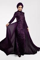 Vêtements hijab FUCHSIA Robe de Soirée T 42725 