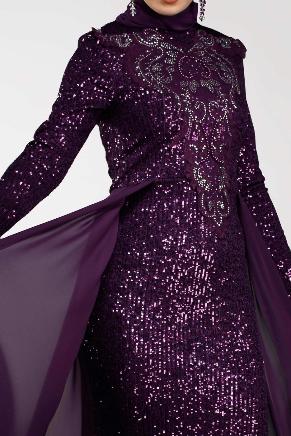 Vêtements hijab FUCHSIA Robe de Soirée T 42725 