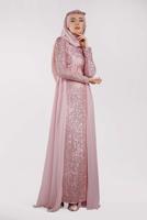 Vêtements hijab POUDRE Robe de Soirée T 42725 