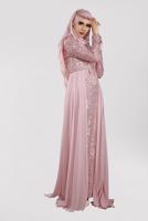 Vêtements hijab POUDRE Robe de Soirée T 42725 