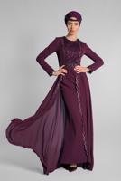 Vêtements hijab PRUNE Robe de Soirée T 61725 