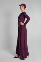 Vêtements hijab PRUNE Robe de Soirée T 61725 