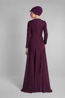 Vêtements hijab PRUNE Robe de Soirée T 61725 