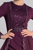 Vêtements hijab PRUNE Robe de Soirée T 61725 