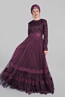 Vêtements hijab PRUNE Robe de Soirée T 75725 