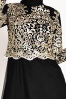 Hijab clothing BLACK T 83293 Arn-Abiye Elbise