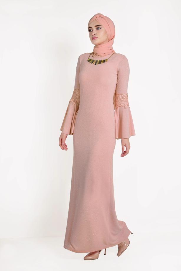Hijab clothing  EVENING DRESS WITH ACCESSORY T 01283 - TRENDTESETTÜR