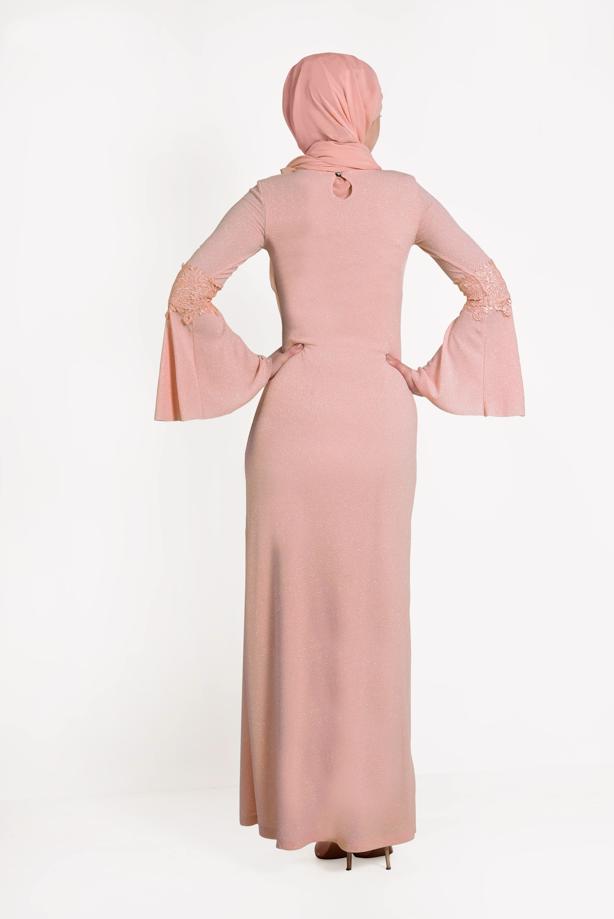 Hijab clothing  EVENING DRESS WITH ACCESSORY T 01283 - TRENDTESETTÜR