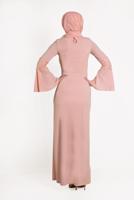 Hijab clothing POWDER EVENING DRESS WITH ACCESSORY T 01283