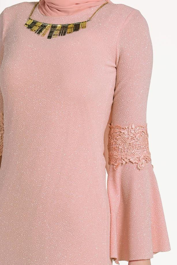 Hijab clothing  EVENING DRESS WITH ACCESSORY T 01283 - TRENDTESETTÜR