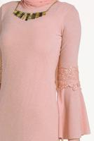 Hijab clothing POWDER EVENING DRESS WITH ACCESSORY T 01283