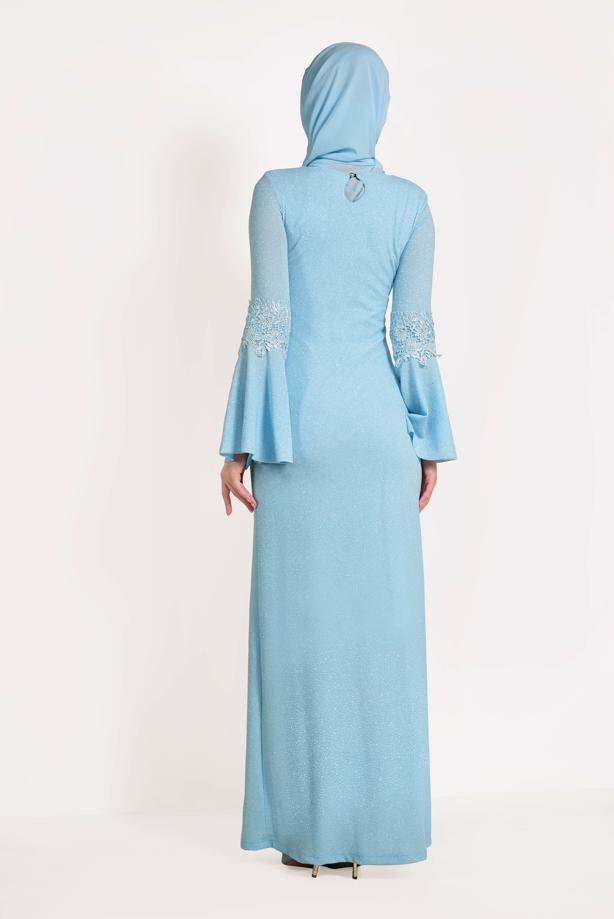 Hijab clothing  EVENING DRESS WITH ACCESSORY T 01283 - TRENDTESETTÜR