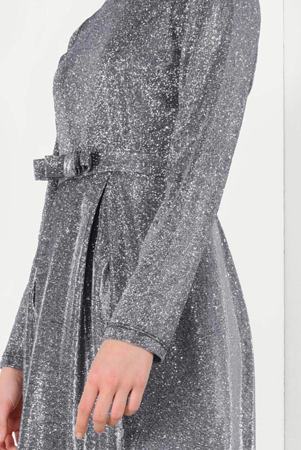 Hijab-Kleidung  GLITZER ABENDKLEID T 1851 - TRENDTESETTÜR