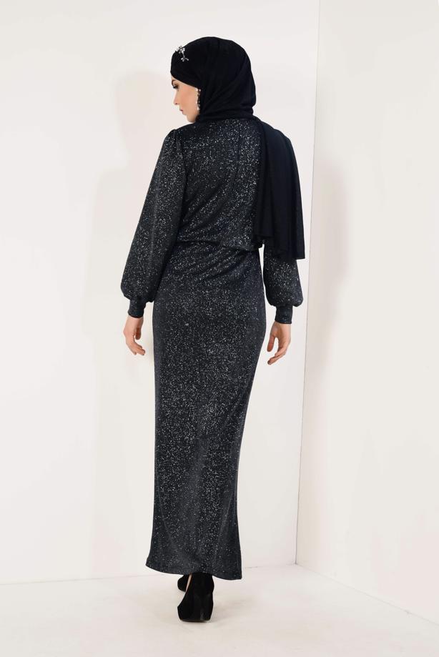 Vêtements hijab  T 8751 Reference-Abiye Elbise - TRENDTESETTÜR