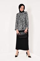 Vêtements hijab GRIS  Chemisier T 012330