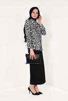 Vêtements hijab GRIS  Chemisier T 012330