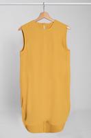 Tesettür giyim SARI SIFIR KOL DÖKÜMLÜ BLUZ 17391