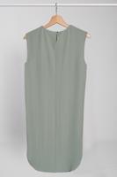 Tesettür giyim YEŞİL SIFIR KOL DÖKÜMLÜ BLUZ 17391