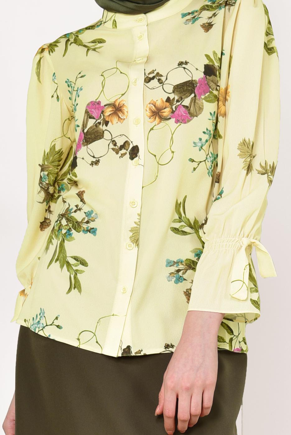 Vêtements hijab JAUNE T 100392 Lfb-Bluz