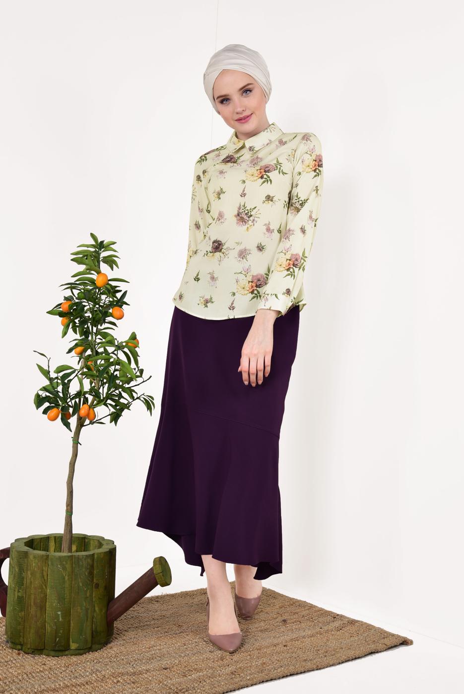 Vêtements hijab POUDRE T 220280 Lfb-Bluz