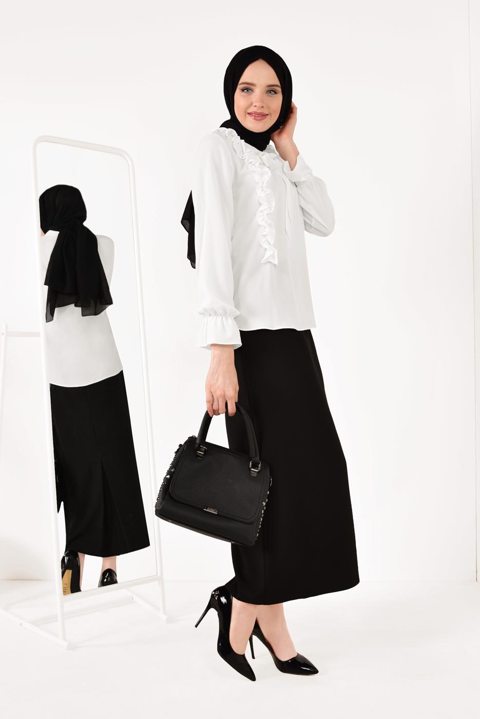 Vêtements hijab ÉCRU T 344310 Lfb-Bluz