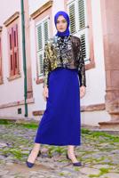 Tesettür giyim ALTIN PUL PAYET BLUZ 33041