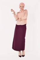 Vêtements hijab POUDRE T 1246 AYTE-PÜSKÜLLÜ İŞLEME DETAYLI BLUZ