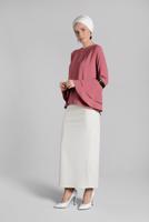 Tesettür giyim MERCAN KOLLARI PUL PAYET DETAYLI BLUZ 1496