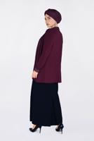 Vêtements hijab ROUGE BORDEAUX T 2806 Alvina Vizona 2′li Bluz