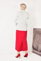 Tesettür giyim EKRU HAKİM YAKA BLUZ 4001