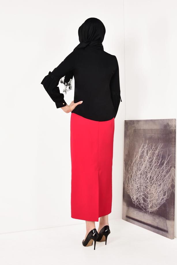 Vêtements hijab  PLEATED BLOUSE T 5046 - TRENDTESETTÜR