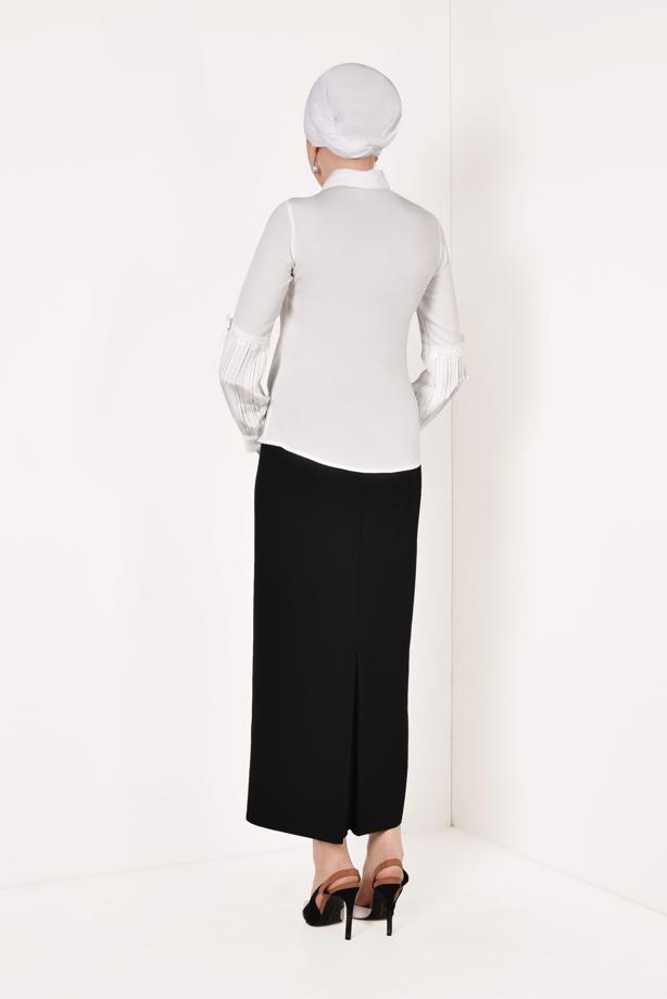Vêtements hijab  PLEATED BLOUSE T 5046 - TRENDTESETTÜR